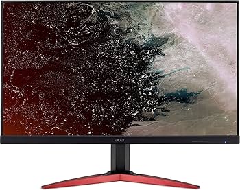 Acer ゲーミングモニター KG251QJbmidpx Acer KG251QJBMIDPX czarny 165Hz - Monitory LED 24